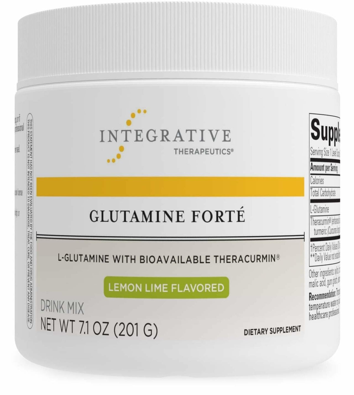 Botella de Integrative Therapeutics Glutamine Forté para uso diario