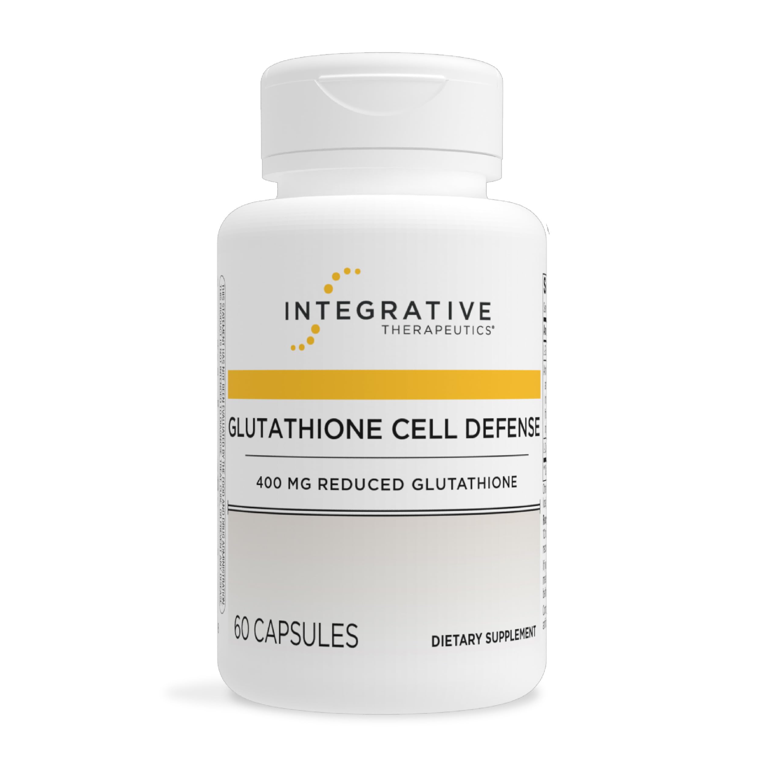 Glutathione Cell Defense de Integrative Therapeutics, cápsulas para apoyar el bienestar diario