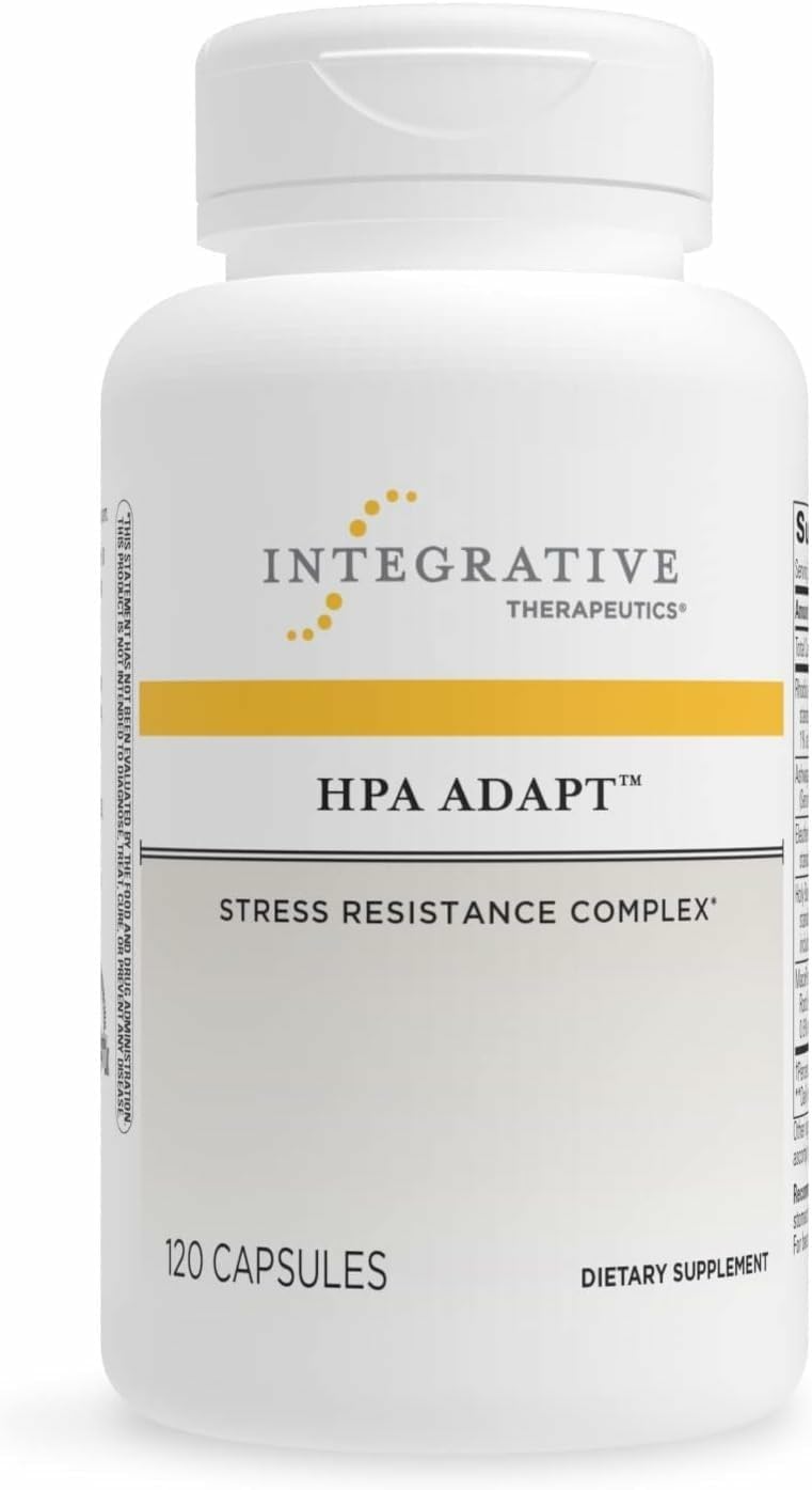 Integrative Therapeutics HPA Adapt cápsulas, apoyo al estrés, presentación en botella