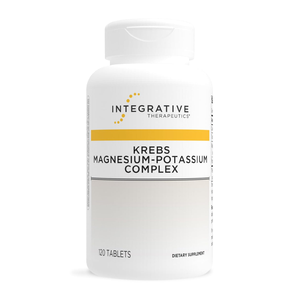 Frasco del Complejo Krebs Magnesio-Potasio de Integrative Therapeutics para energía celular potencial