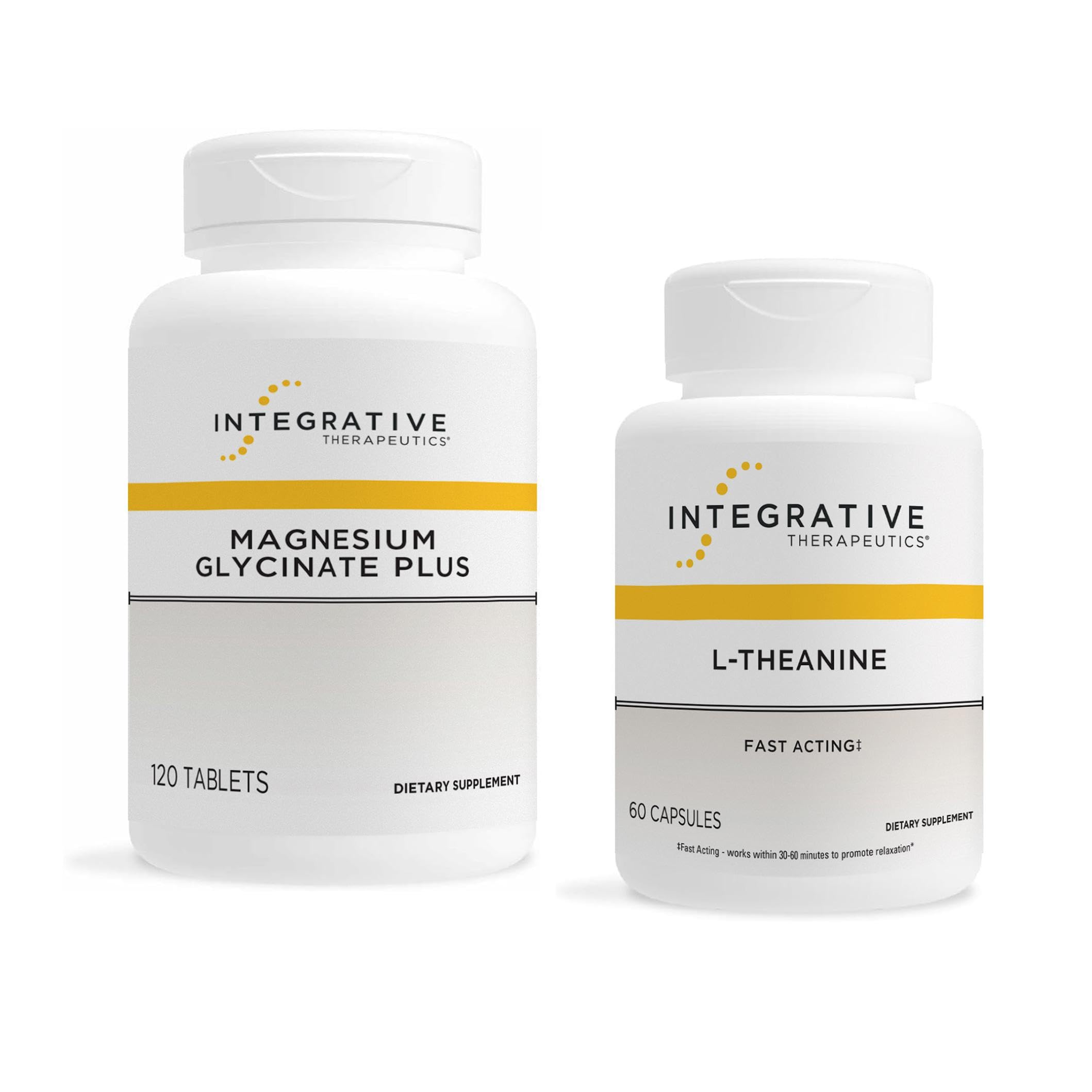 Integrative Therapeutics L-Teanina en botella: promueve relajación suave y claridad.