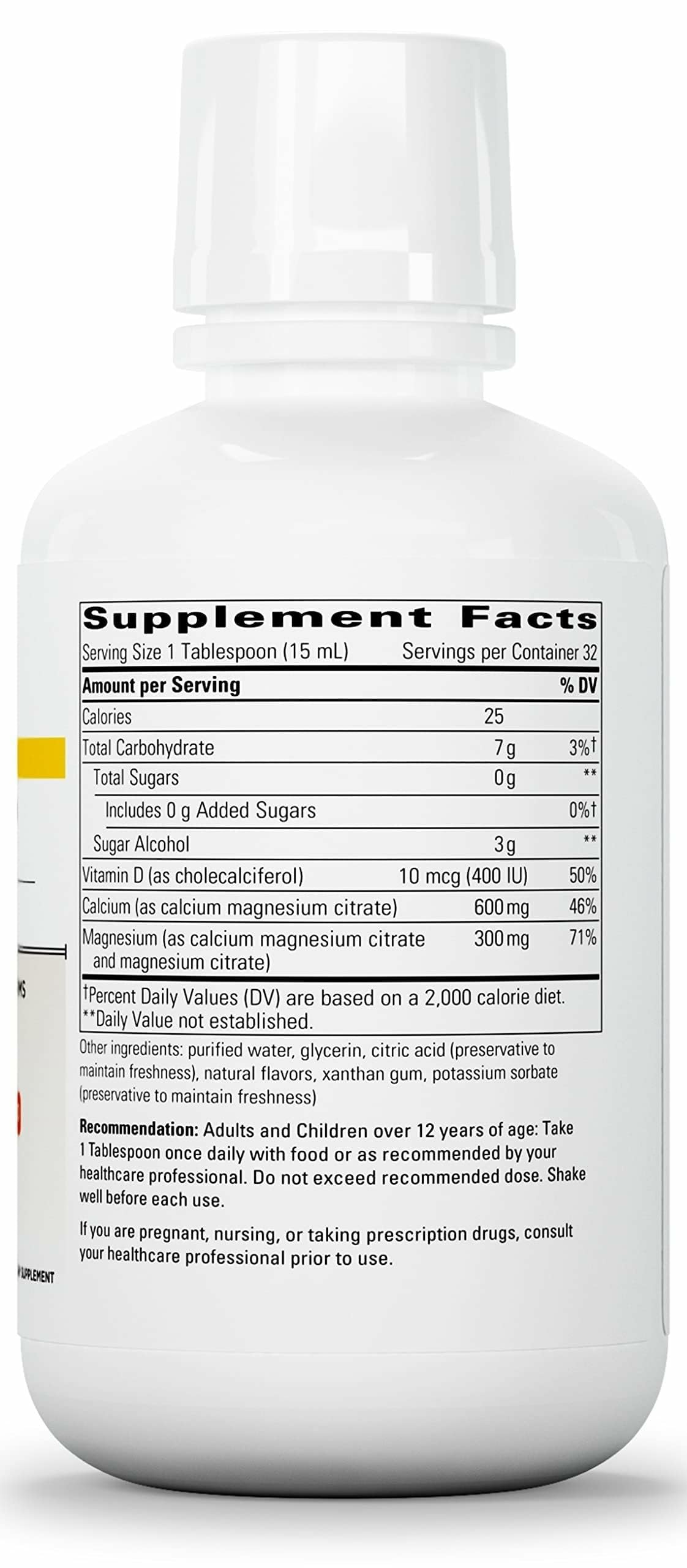 Integrative Therapeutics dosis de una cucharada, medida fácil para la ingesta diaria.