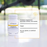 Integrative Therapeutics Magnesium Glycinate Plus, tabletas en blister, conveniencia para viajes.
