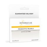 Integrative Therapeutics Probiotic Pearls, bote visible, apoyo potencial para la salud digestiva diaria.