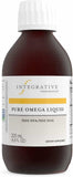 Integrative Therapeutics Omega Puro Líquido, botella ámbar ideal para apoyo diario.
