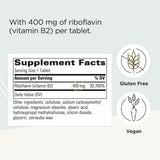 Integrative Therapeutics Riboflavina, cápsula cercana, fácil de tragar.