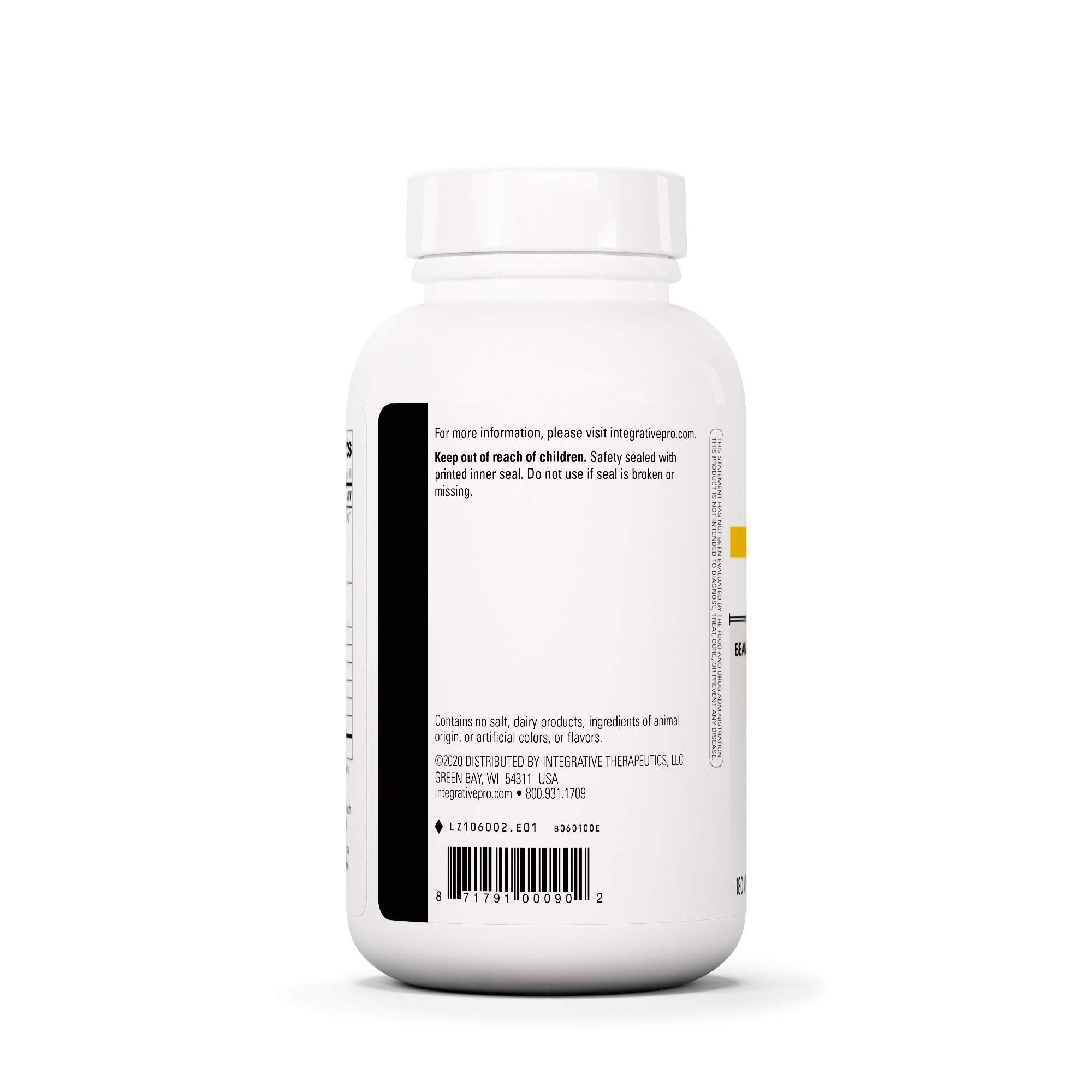 Etiqueta de Similase BV de Integrative Therapeutics con información clara sobre enzimas.