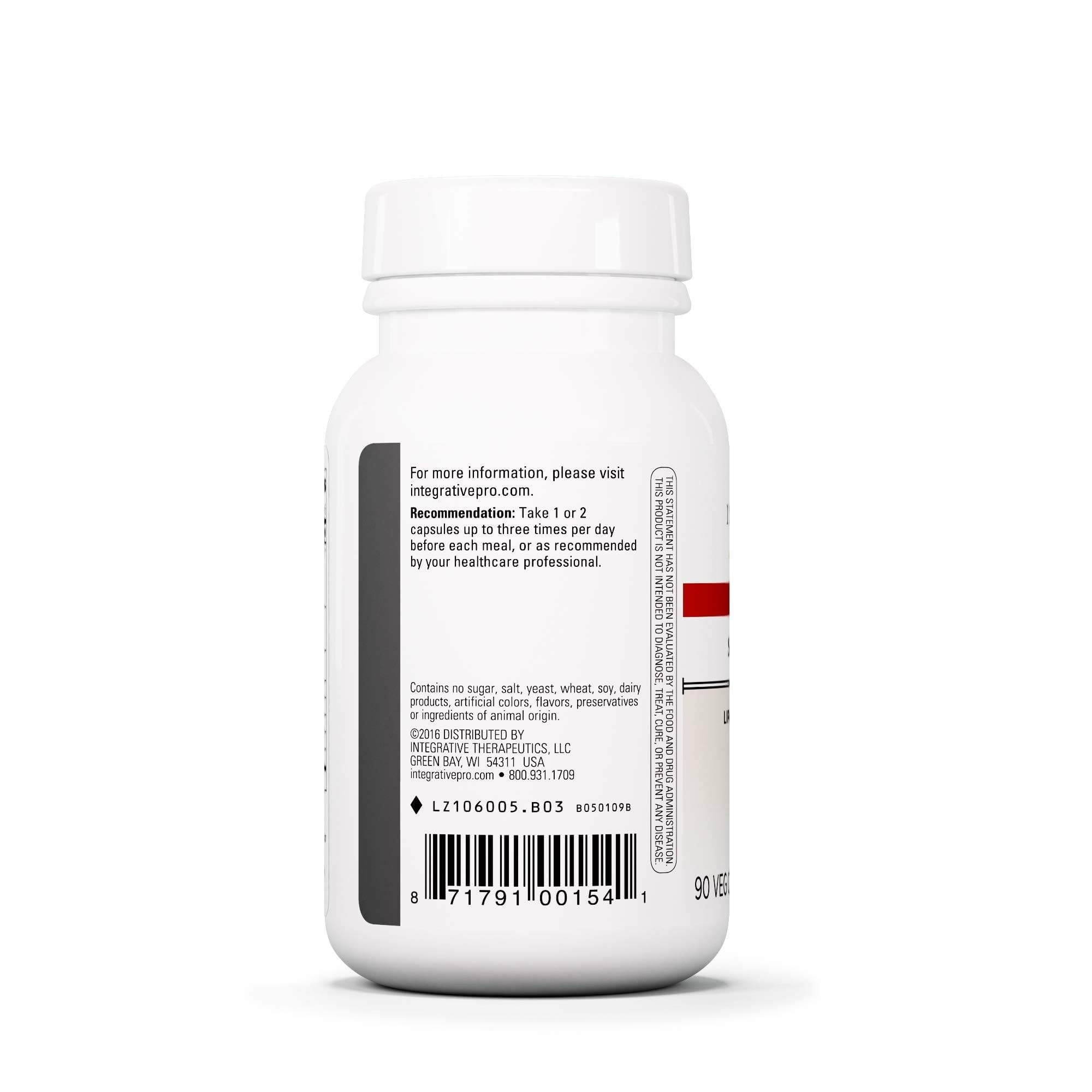 Cápsulas digestivas Similase Lipo, diseñadas para apoyar la digestión de lípidos.