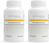 Tri-Magnesium de Integrative Therapeutics, botella frontal, apoya la energía diaria y el equilibrio de magnesio.