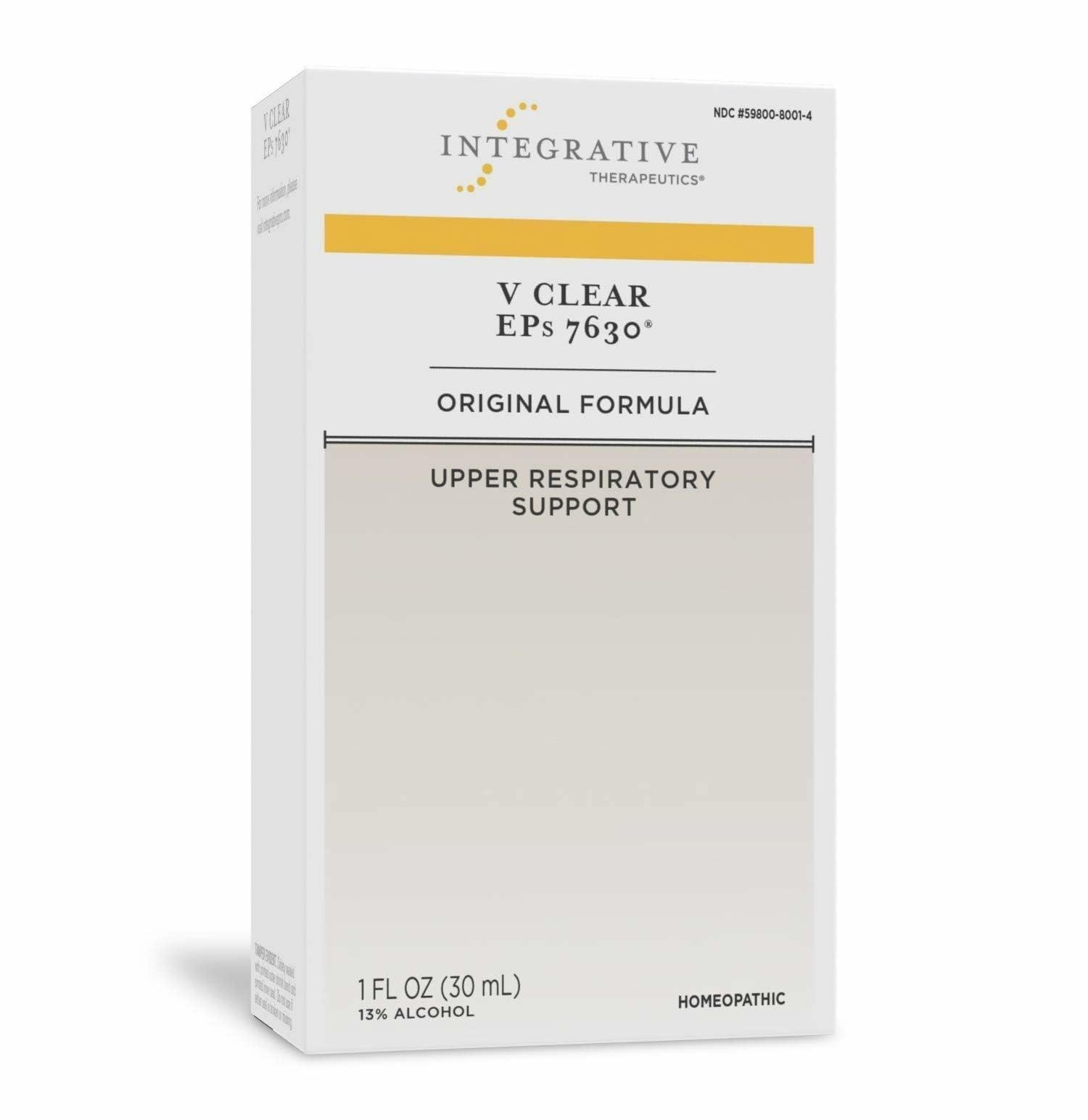 Integrative Therapeutics V Clear EPs 7630: gotas en bote para apoyo de vías respiratorias