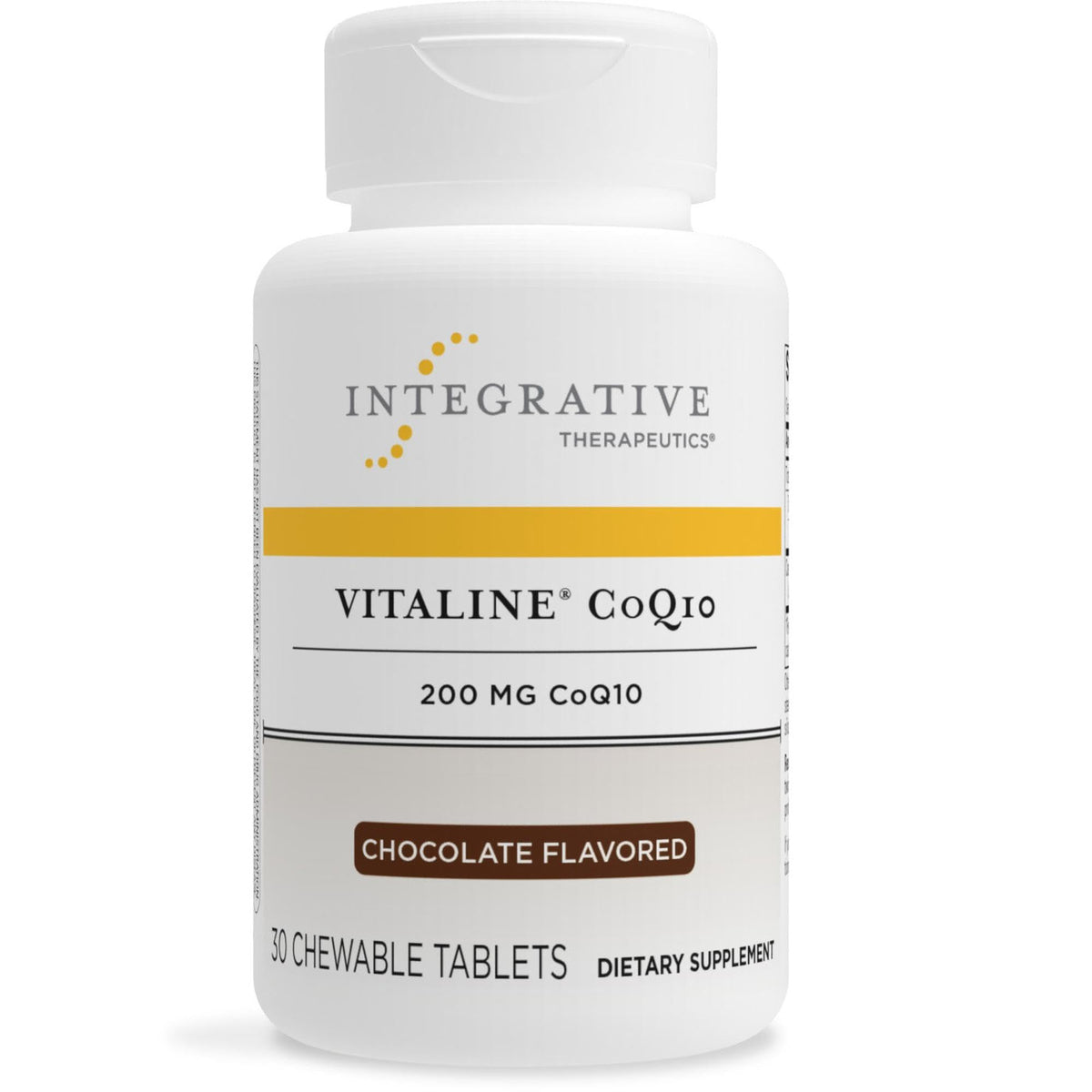 Vitaline CoQ10 Integrative Therapeutics, tabletas chocolate para energía diaria