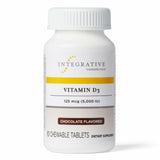 Integrative Therapeutics Vitamina D3 125 mcg tabletas chocolate, posible apoyo inmune diario
