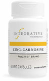Frasco de Integrative Therapeutics Zinc-Carnosine, ideal para uso diario.