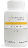 Cápsulas de Zinc Chelate de Integrative Therapeutics para apoyo a la función inmunitaria normal.