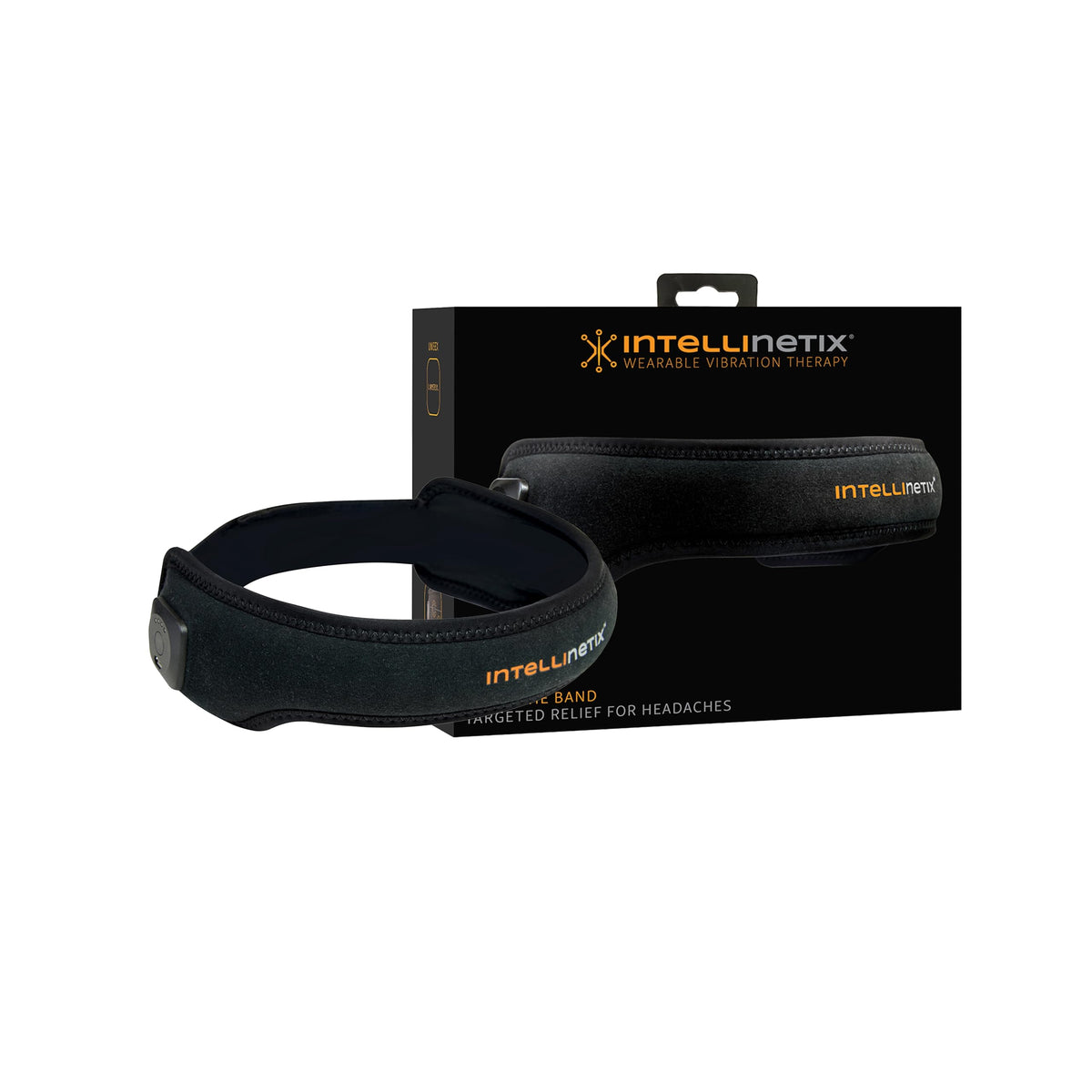 Intellinetix Headache Band en casa, alivio suave para molestias diarias