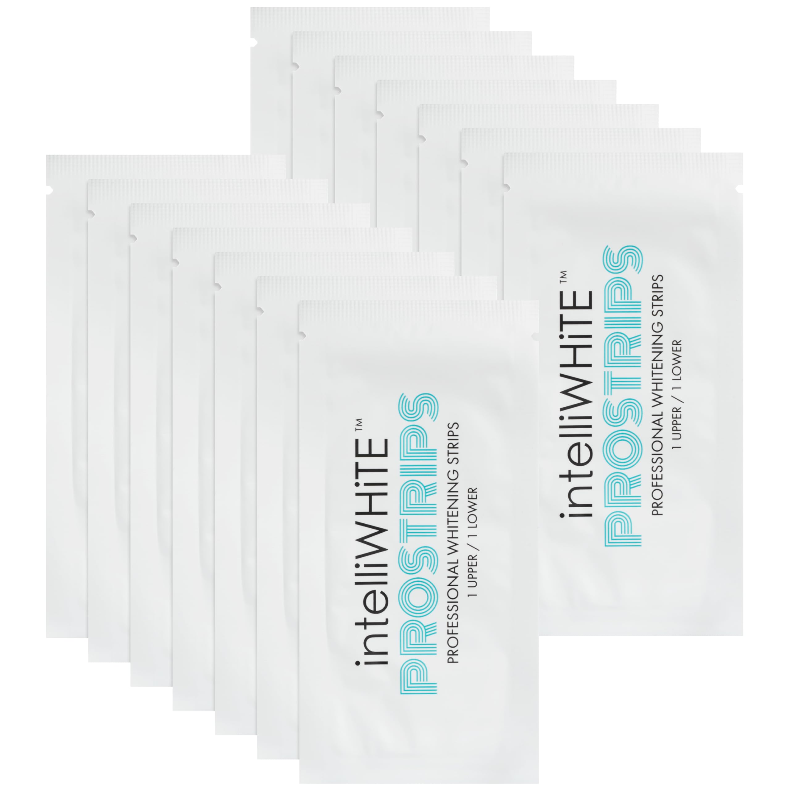 IntelliWHiTE ProStrips: aplicación uniforme en dientes para cobertura.