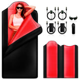 INTEO alfombra de luz roja dual para todo el cuerpo, relajación suave para uso diario.
