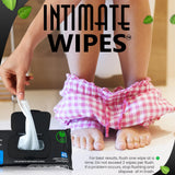 INTIMACY KIT Toallitas, tamaño grande para cobertura total en una pasada.