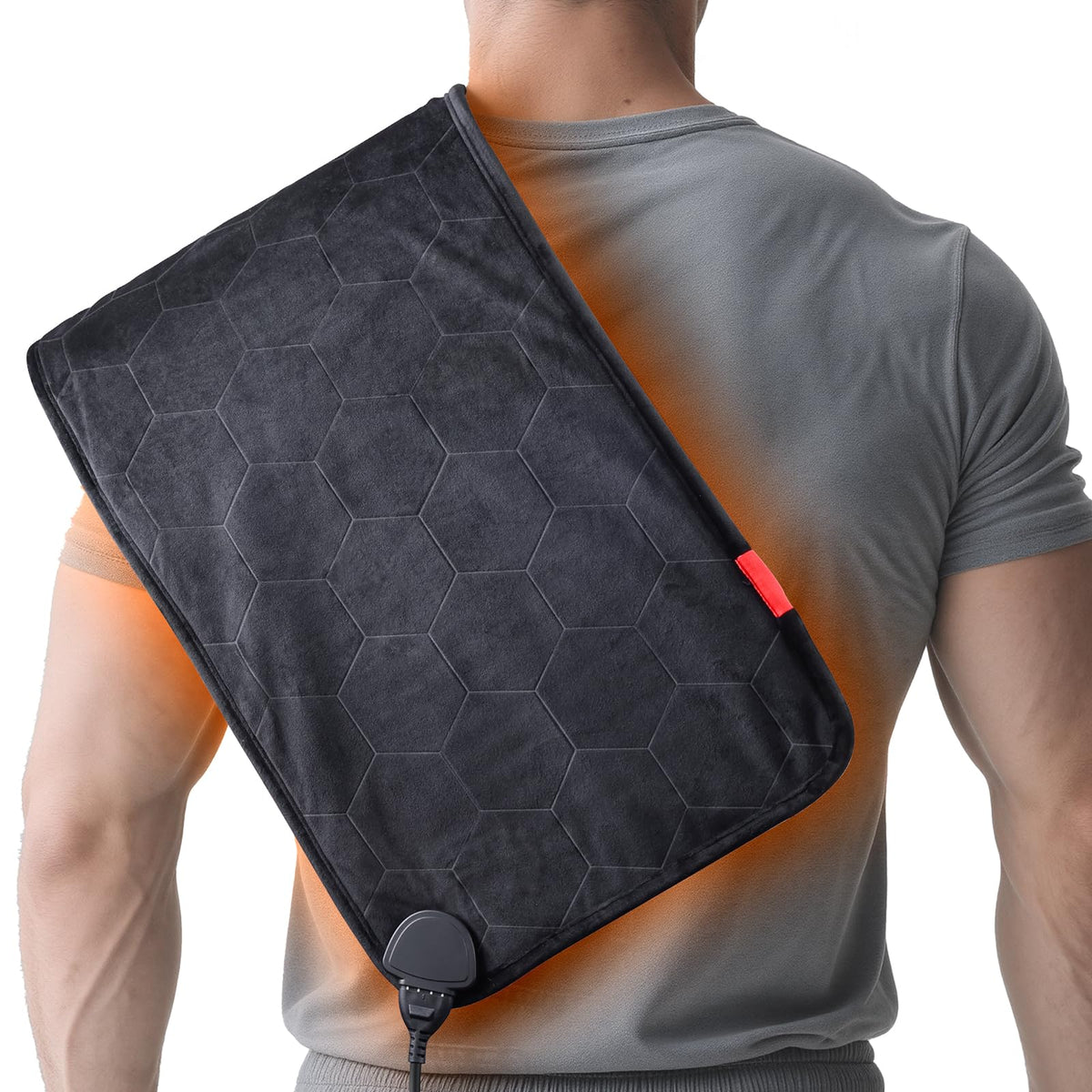 InVarme almohadilla de calor grafeno con penetración profunda para aliviar tensiones musculares.