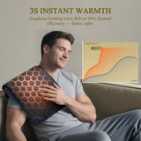 Control LED de InVarme con 8 ajustes de calor para mayor comodidad.
