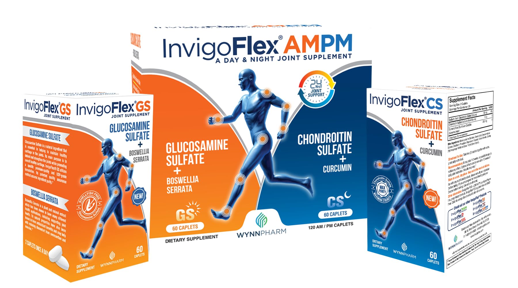 InvigoFlex AMPM – Bote condroitina tarde para mantener flexibilidad durante el dia.
