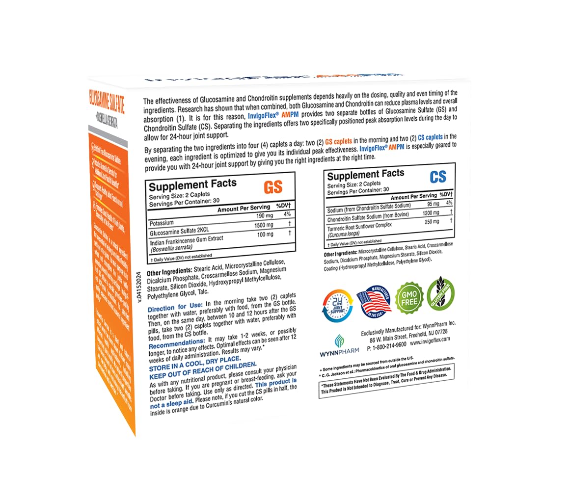 InvigoFlex AMPM – Curcumina y boswellia para apoyo articular natural.