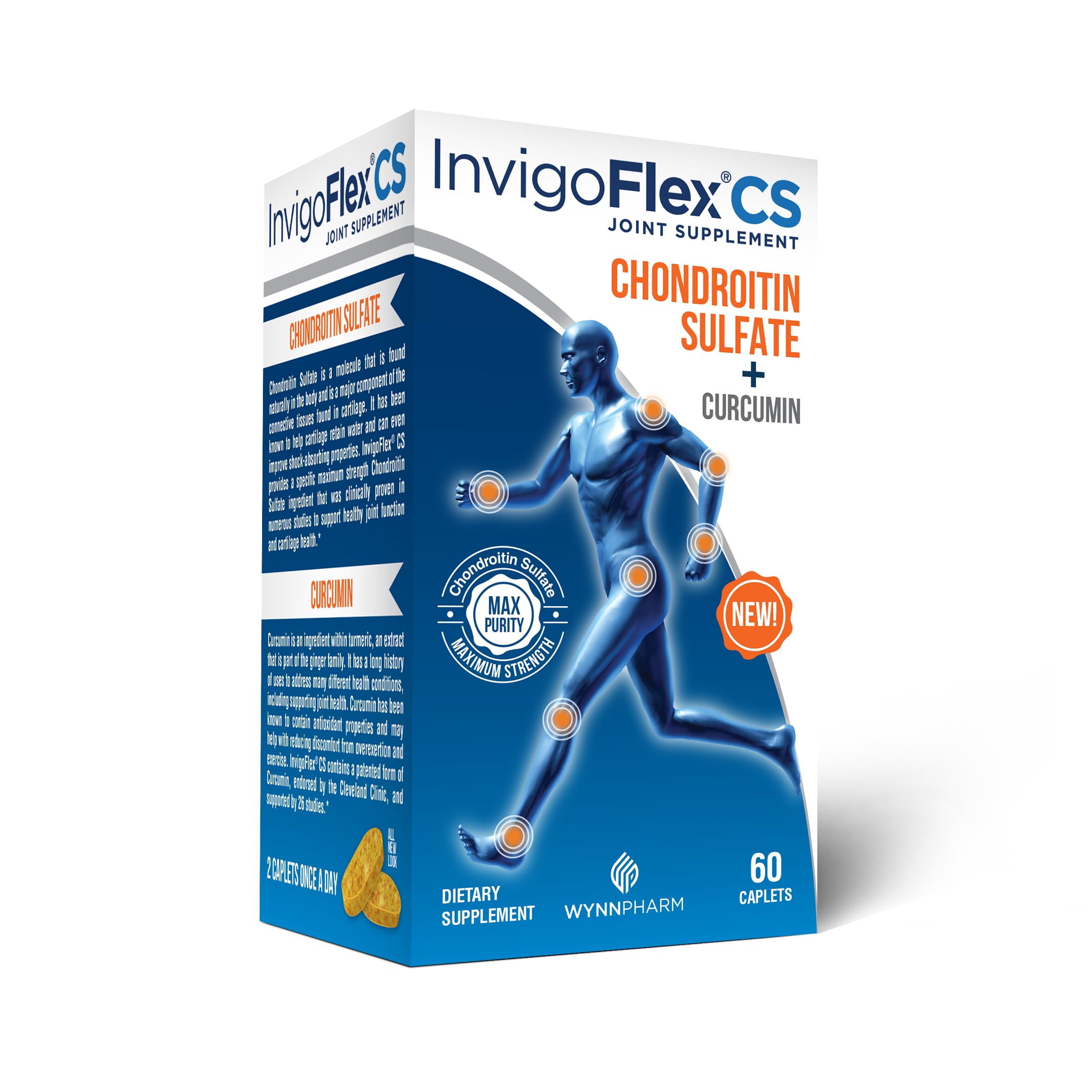 INVIGOFLEX CS cápsulas en frasco, apoyo diario a las articulaciones.