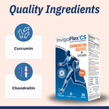 INVIGOFLEX CS ingredientes clave, curcumina y condroitina, para cuidado articular.