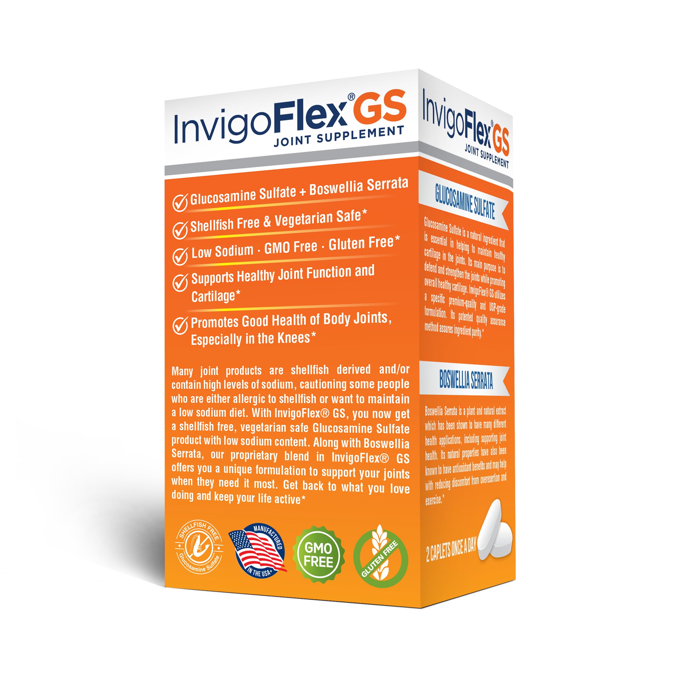 InvigoFlex GS sello hecho en Estados Unidos, control de calidad.