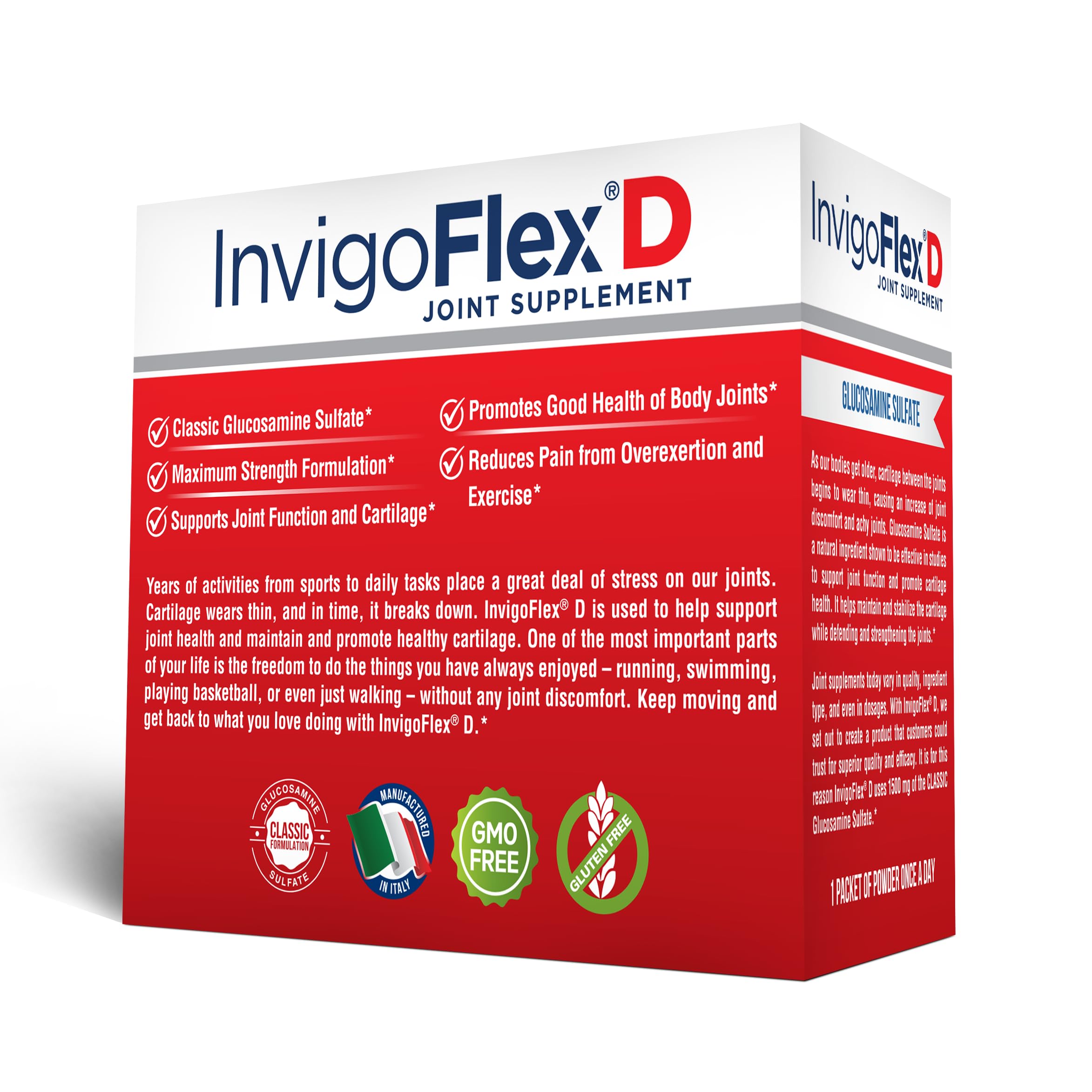 InvigoFlex paquetes de 90 porciones para uso regular