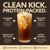 INVIGOR8 Café con Proteína, cuchara medidora para dosis precisa en batidos