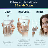 Tabletas de Invigorated Water para viaje y hidratación sobre la marcha