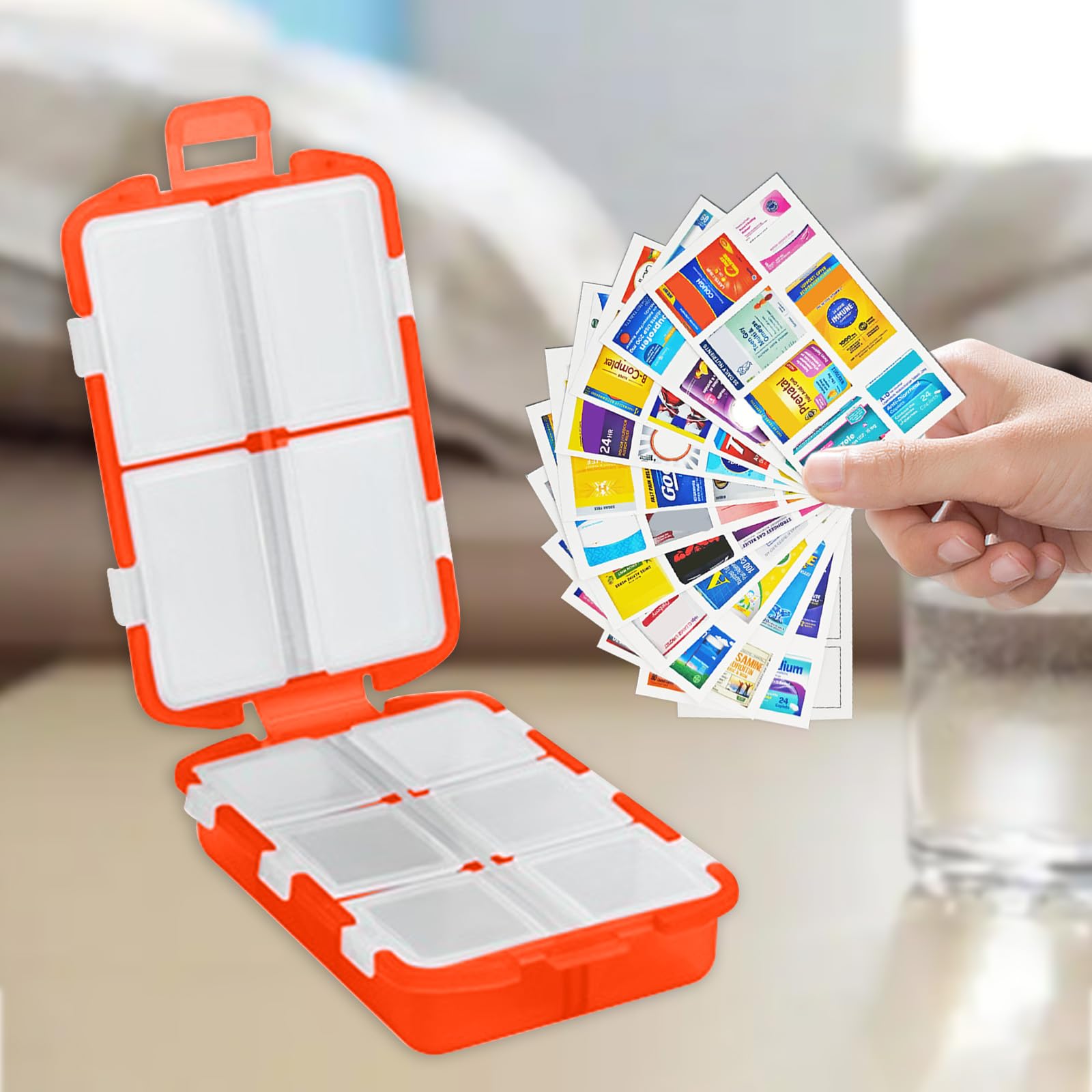 INVODA: tamaño compacto de 3,7 x 2,4 pulgadas para bolso.