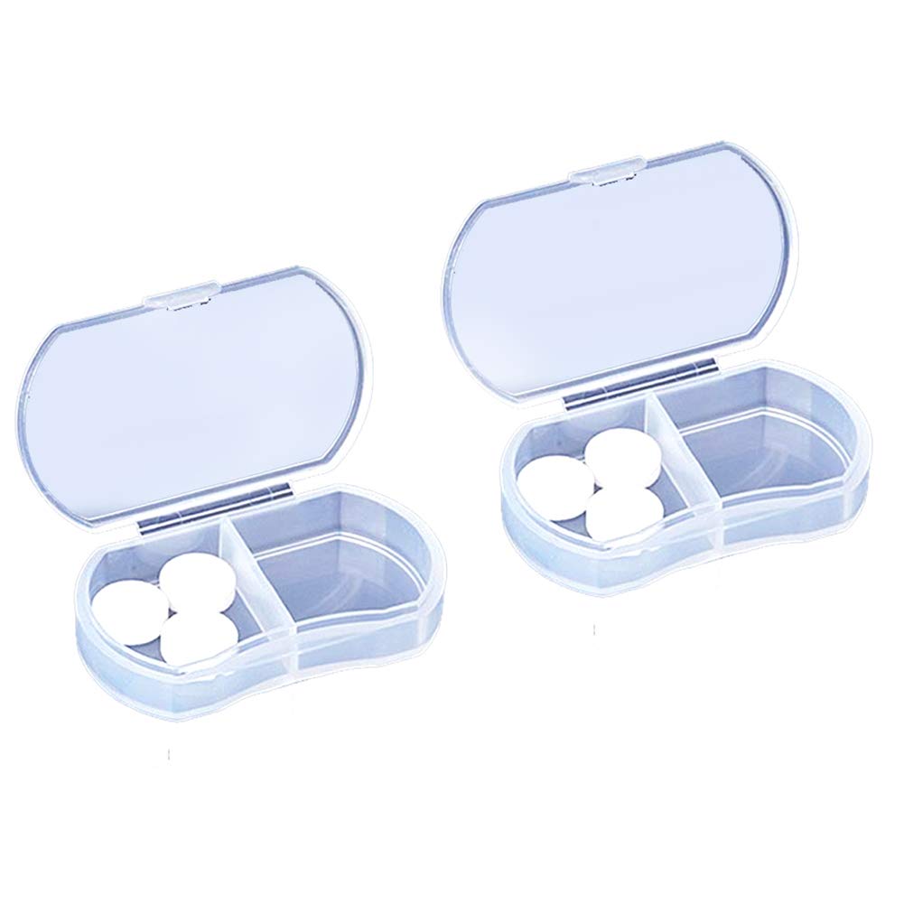 INVODA organiza pastillas con dos ranuras para mañana y noche, fácil de distinguir.