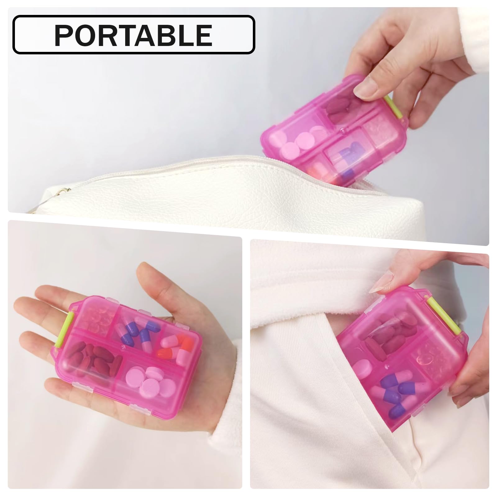 INVODA tamaño compacto cabe en billetera o bolso para viaje.