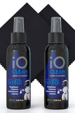 io-clean dos paños de microfibra premium para limpieza sin pelusa.