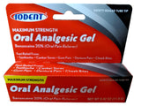 IODENT: textura de gel suave para alivio rápido en dolor dental.
