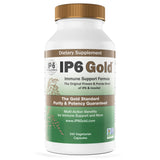 IP6 Gold botella frontal, apoyo diario al sistema inmunitario.