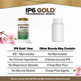 IP6 Gold: etiqueta certificada sin OGM, confianza en ingredientes.