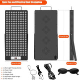 iPlantop panel luz roja 660nm-850nm temporizador para sesiones seguras