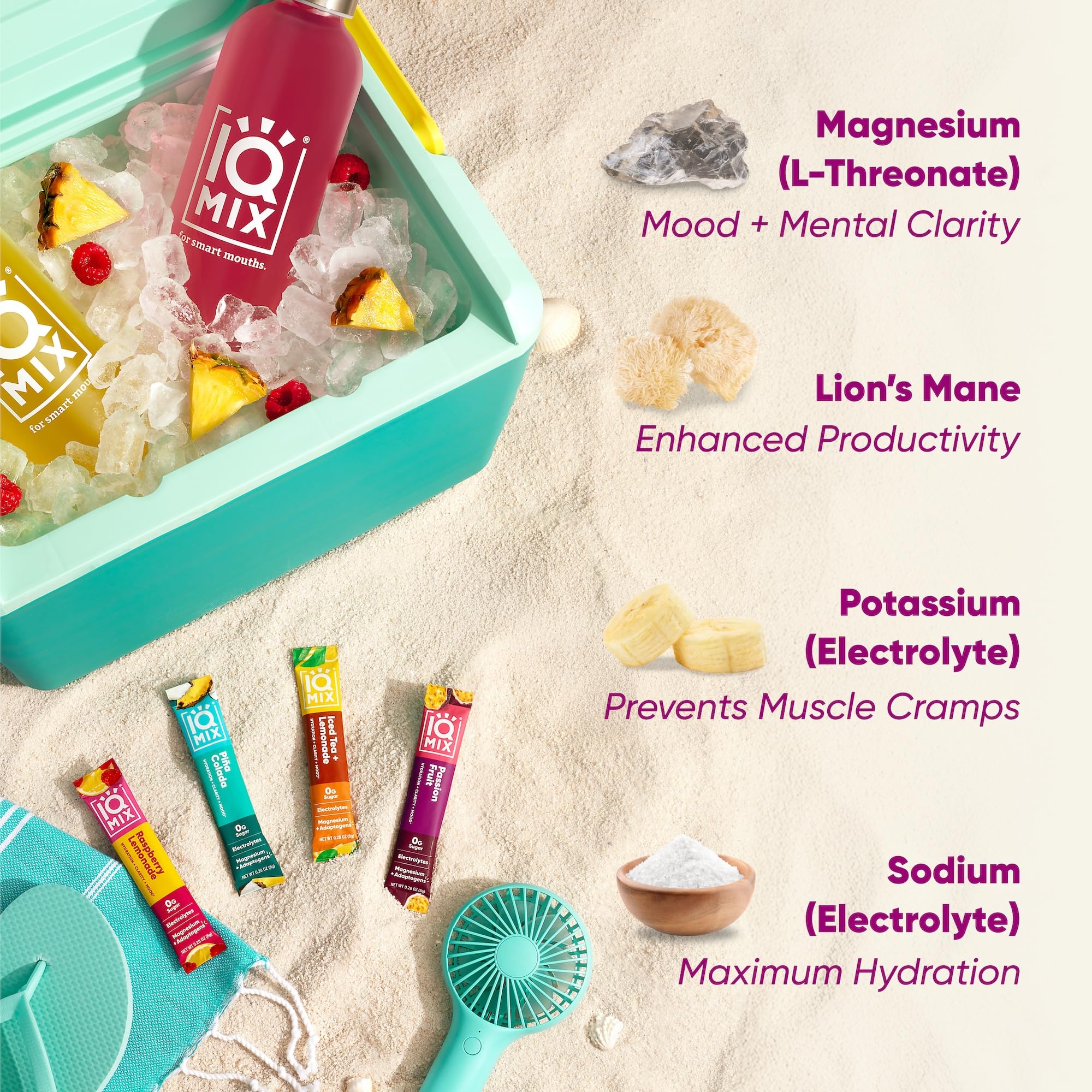IQMIX IQBAR: variedad de sabores para mantener la hidratación diaria