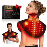 Almohadilla IRELEX de luz roja inalámbrica para cuello y hombros, relajación muscular suave.