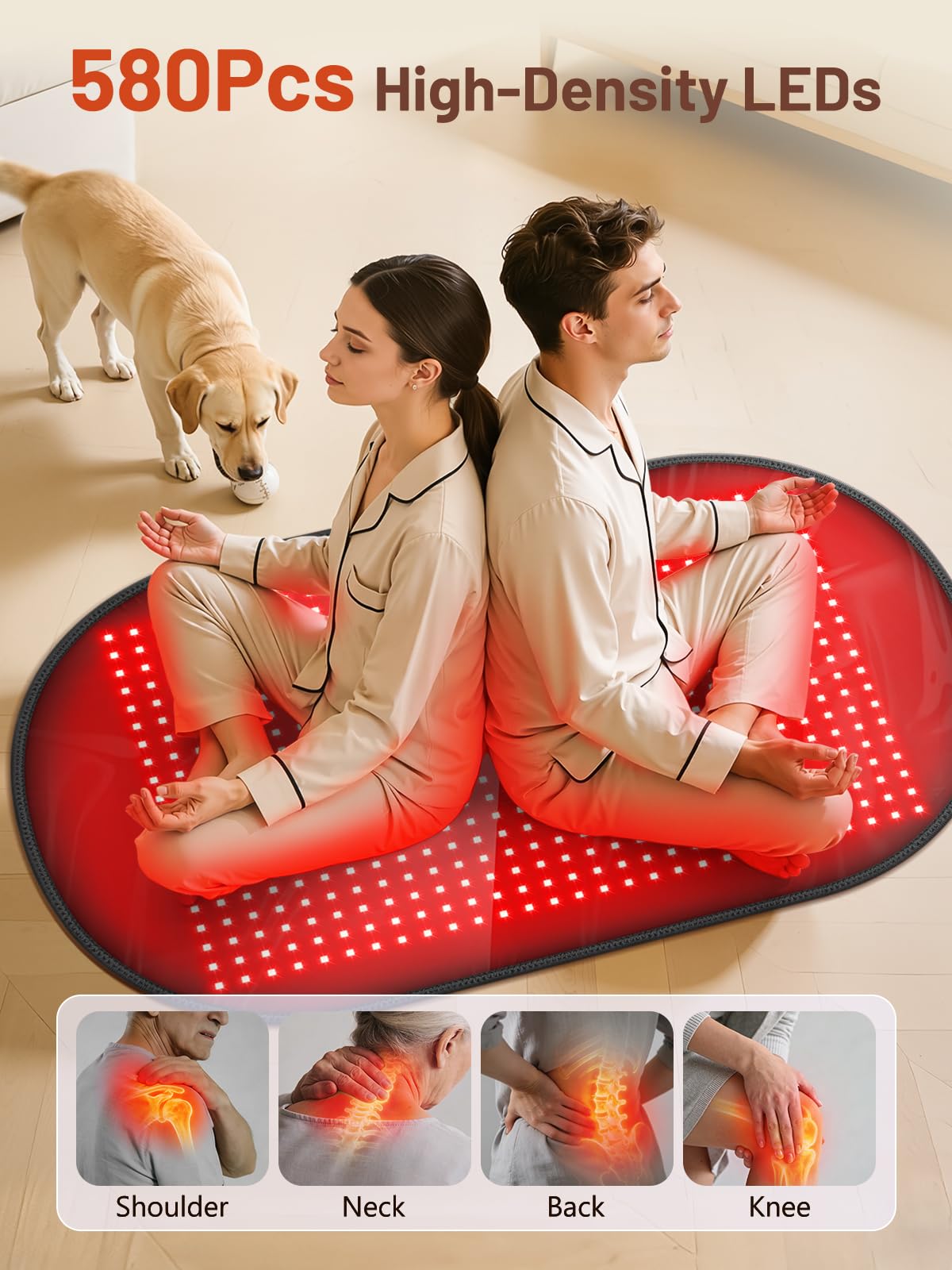 Manta IRELEX con cobertura total para espalda y torso, uso cómodo y amplio.