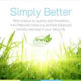 Presentación de Irwin Naturals Ánimo Soleado, información para consumo responsable.