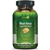 Frasco de Irwin Naturals Bloat-Away con cápsulas blandas para apoyar el equilibrio de fluidos