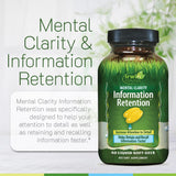 Irwin Naturals Claridad Mental: cápsula con omega-3 y fosfatidilserina para bienestar cognitivo.