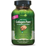 Irwin Naturals Colageno Puro, botella de 80 cápsulas suaves para nutrición de la piel.