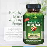 Composición clave BacoMind para apoyo cognitivo en Irwin Naturals Cerebro Saludable
