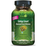 Caja de Irwin Naturals Ginkgo Smart con cápsulas gel-liquidas lista para la dosis diaria