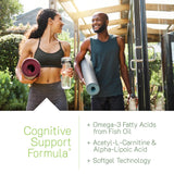 Irwin Naturals Ginkgo Smart, dosificador junto a la etiqueta, guía dosis para concentración.